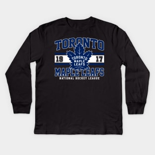 Toronto Maple Leafs Sports Ice Hockey Kids Long Sleeve T-Shirt